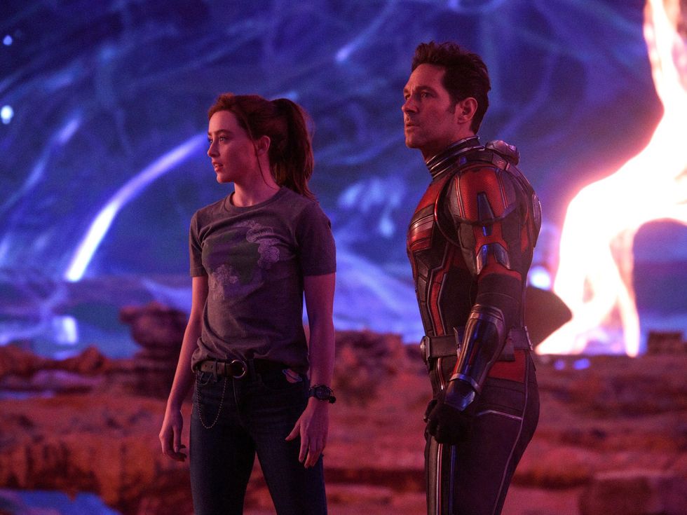 Kathryn Newton and Paul Rudd in Ant-Man and the Wasp: Quantumania
