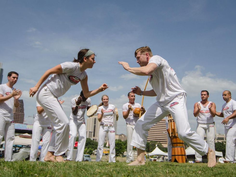 KAW Maculele Capoeira performs