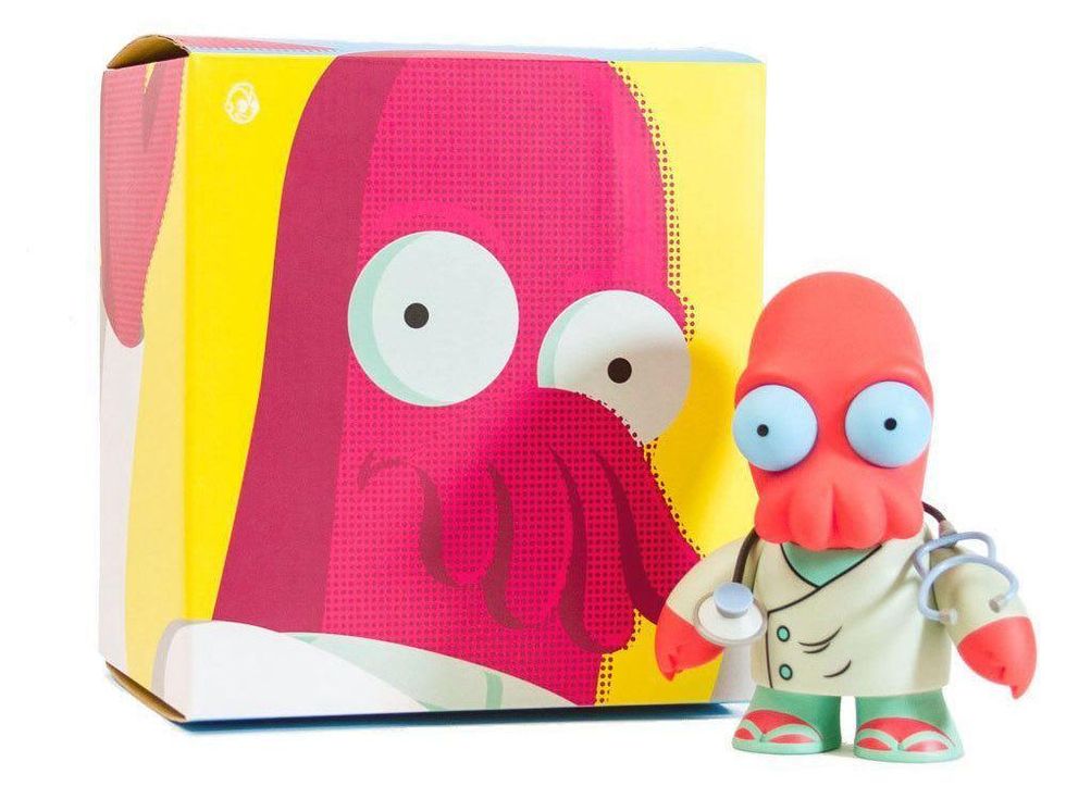 Kidrobot vinyl figure of Dr. Zoidberg from Futurama