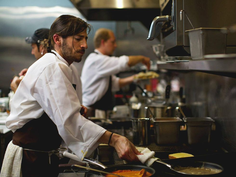 Kitchen at Mettle restaurant in Austin