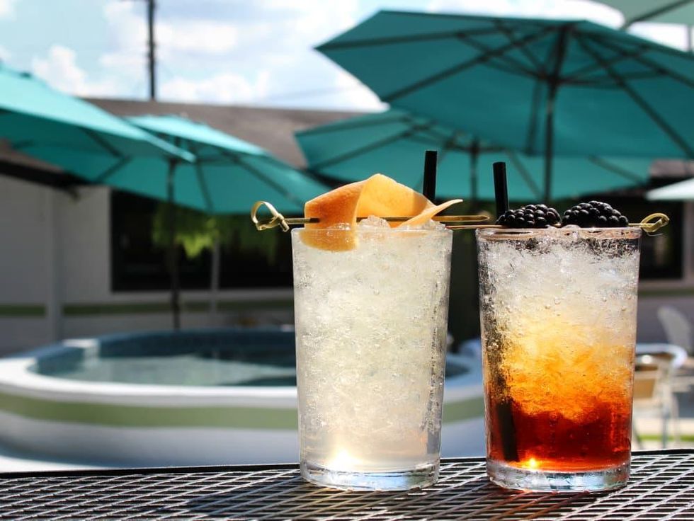 Kitty Cohen's Austin bar cocktails drinks Kitty Spritz Roman Holiday