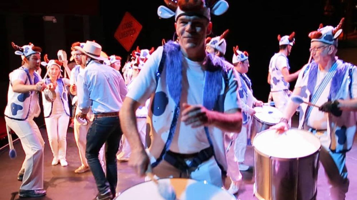 KLRU PBS Arts in Context Austin Samba School Texas! A Horse Opera Cattle Bateria 2016