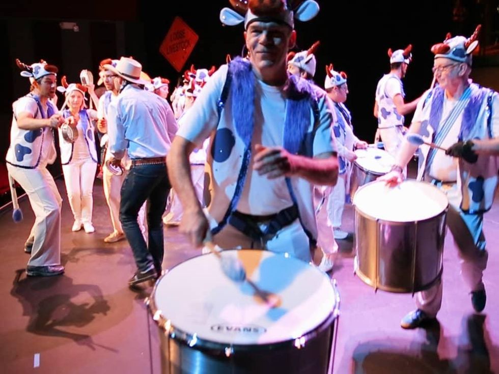 KLRU PBS Arts in Context Austin Samba School Texas! A Horse Opera Cattle Bateria 2016