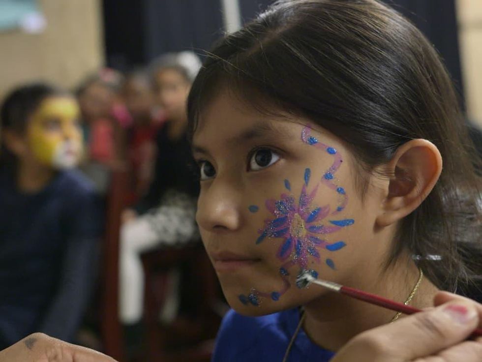 KLRU PBS Arts in Context Dance Another World student face painting makeup