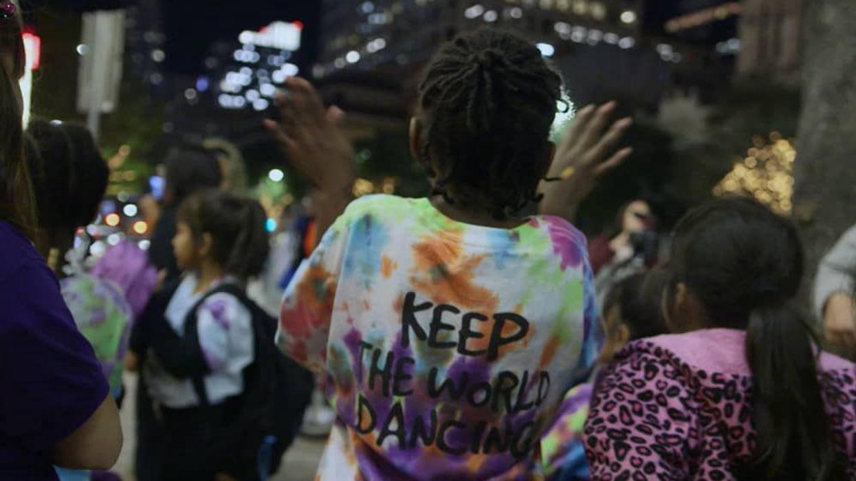 KLRU PBS Arts in Context Dance Another World students street