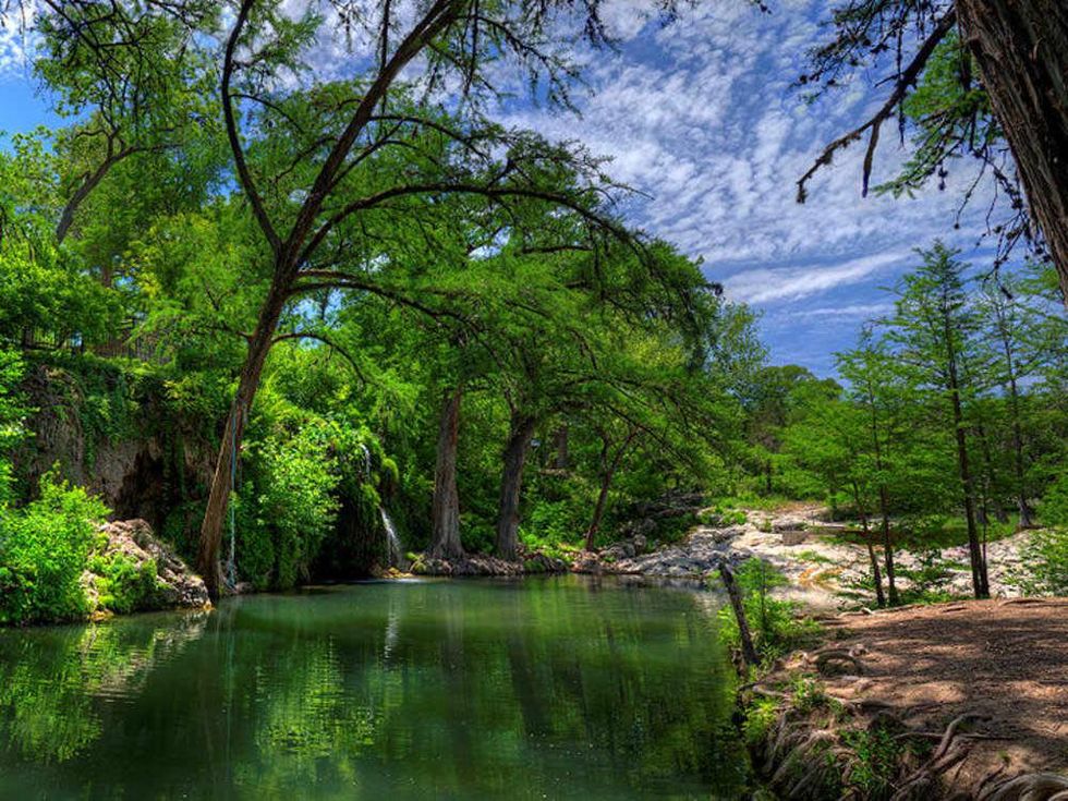 Krause Springs_waterfall and main pool_2013