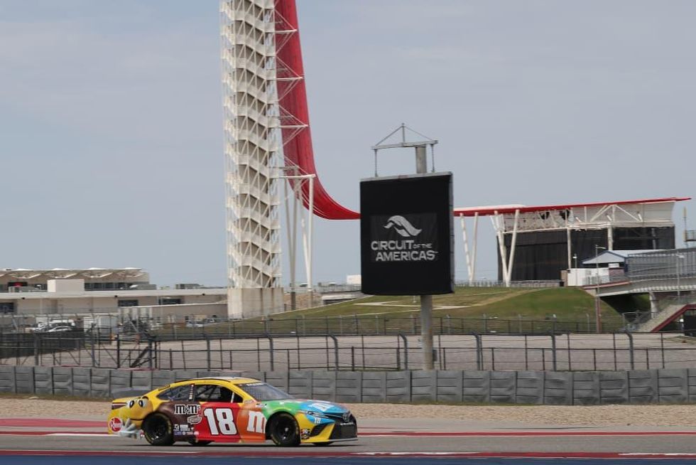 Kyle Busch car at COTA