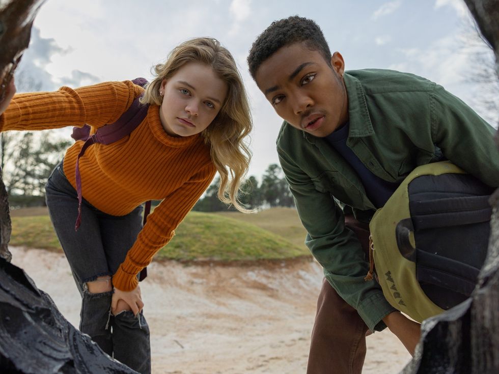 Kylie Rogers and Asante Blackk in Landscape with Invisible Hand