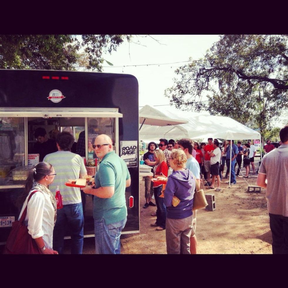 La Barbecue trailer in Austin, TX.