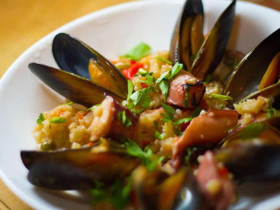 La Bodega Gourmet Austin restaurant catering paella