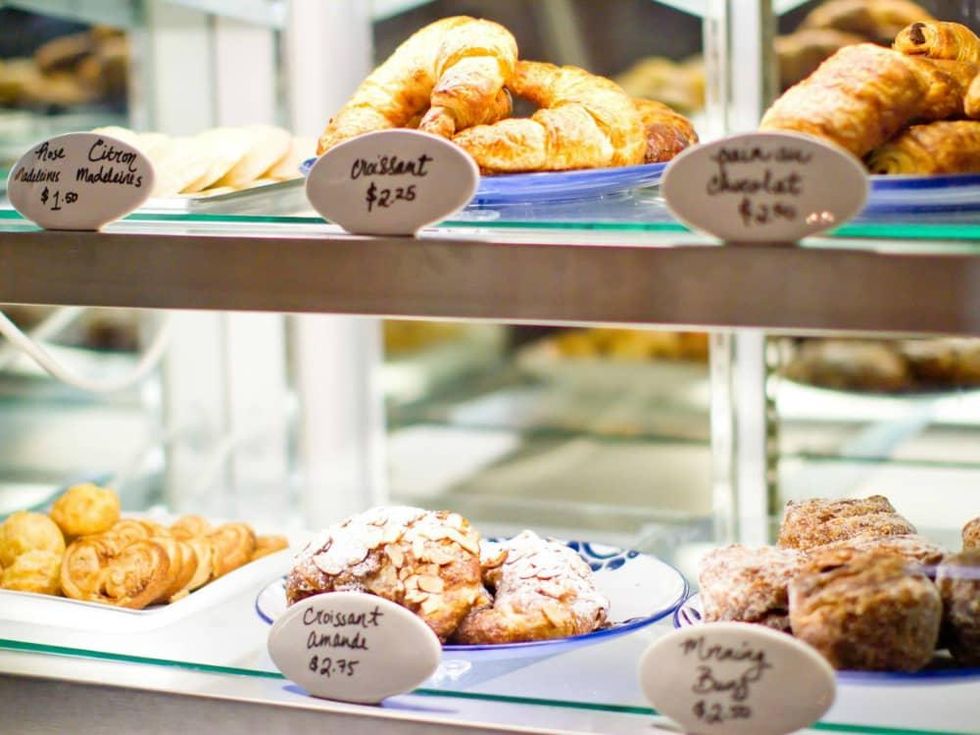 La Patisserie Austin bakery pastry case