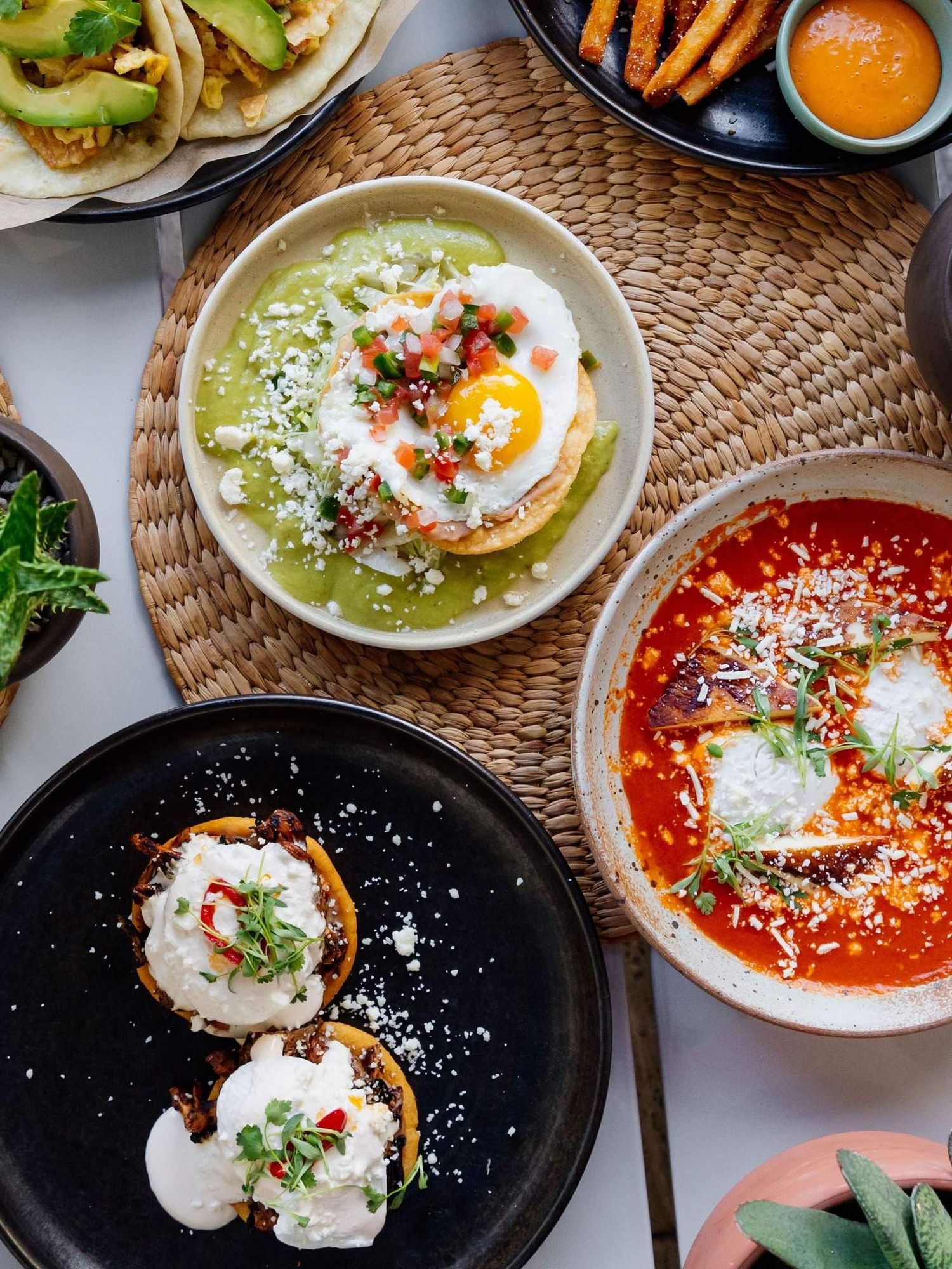 La Piscina Austin Proper dishes