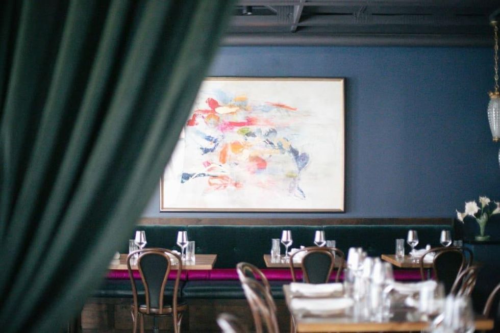 La Volpe dining room