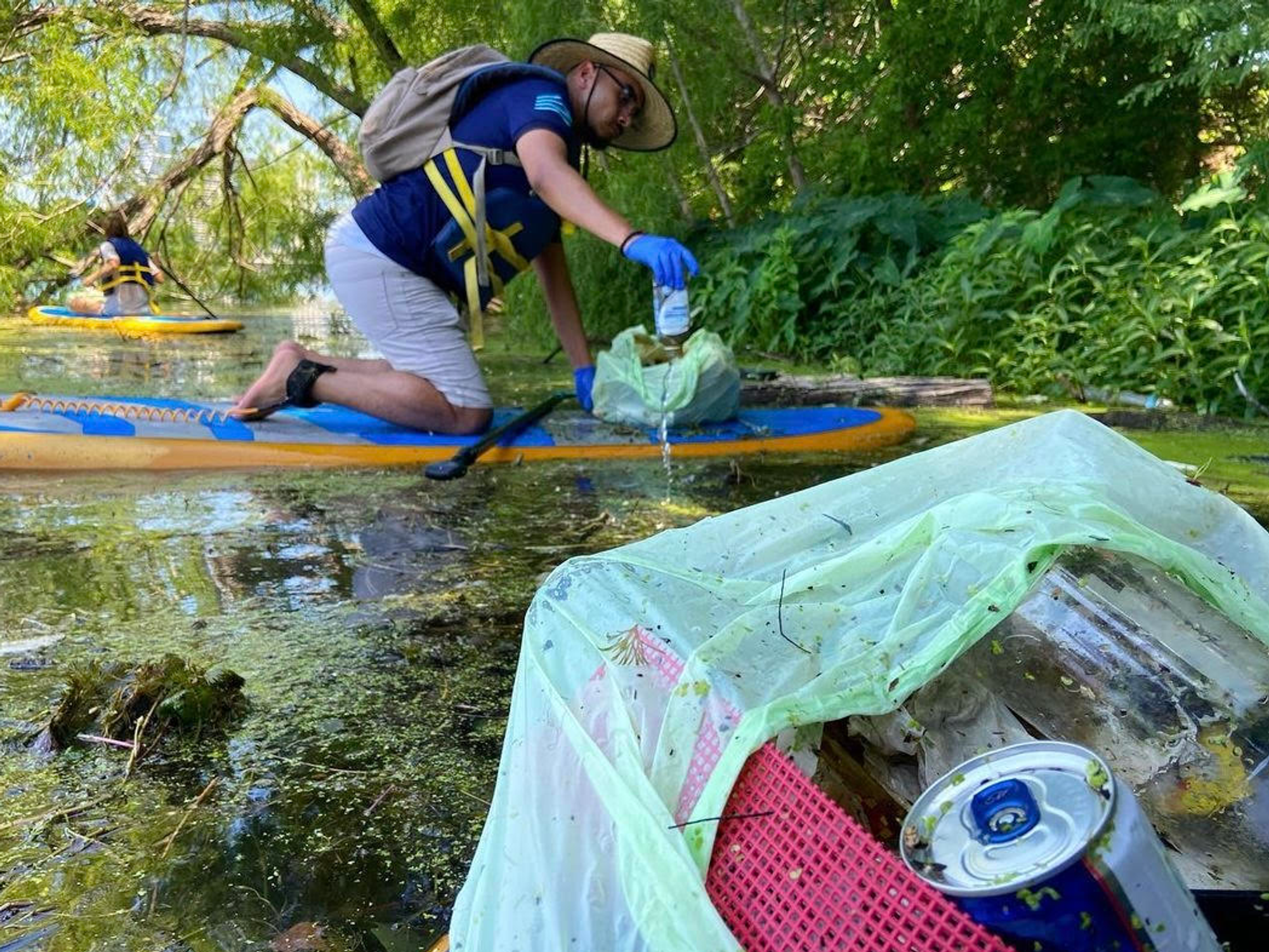 Lady Bird Lake cleanup