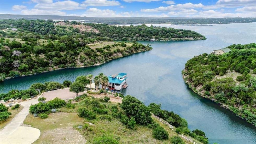 Lago Vista Lake Travis home boathouse