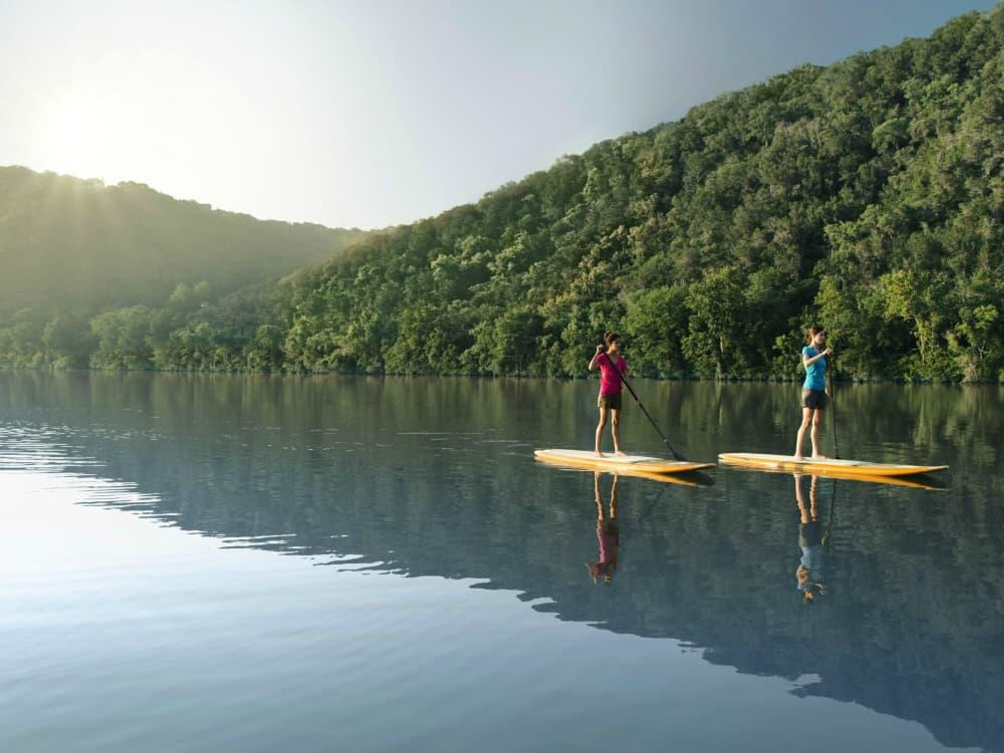 Lake Austin Spa Paddleboarding