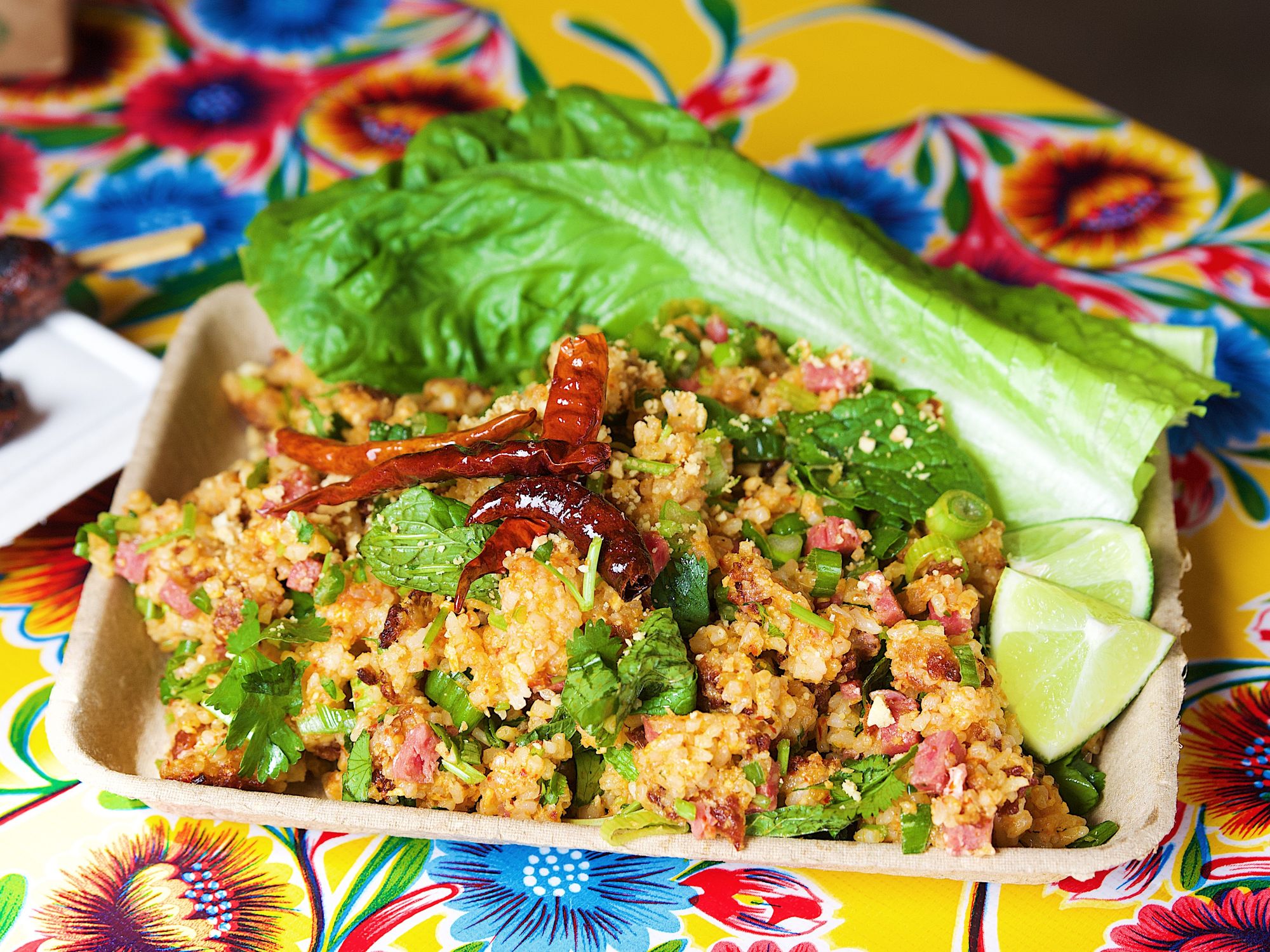 Lao'd Bar Austin crispy fried rice