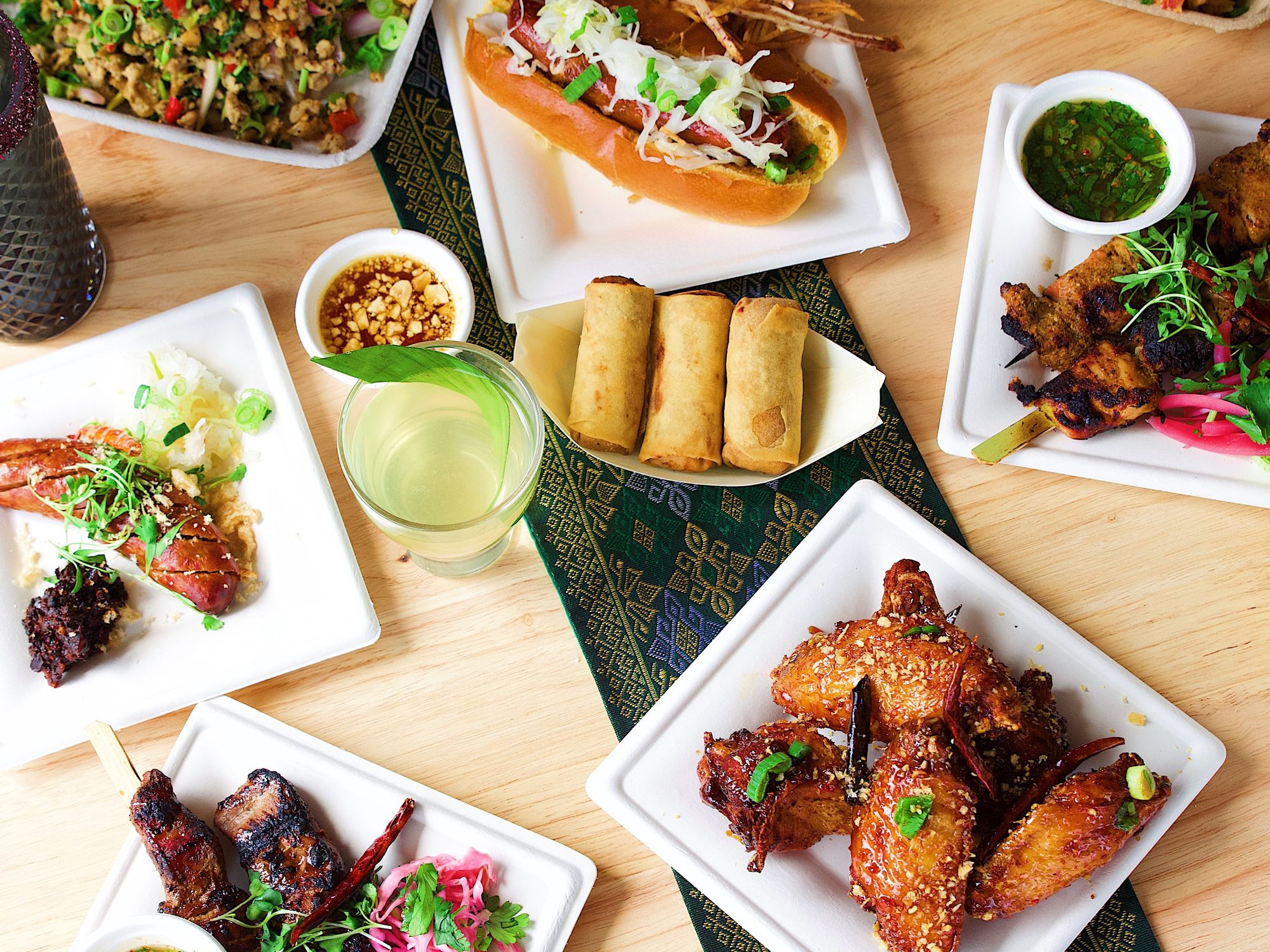 Lao'd Bar Austin dishes