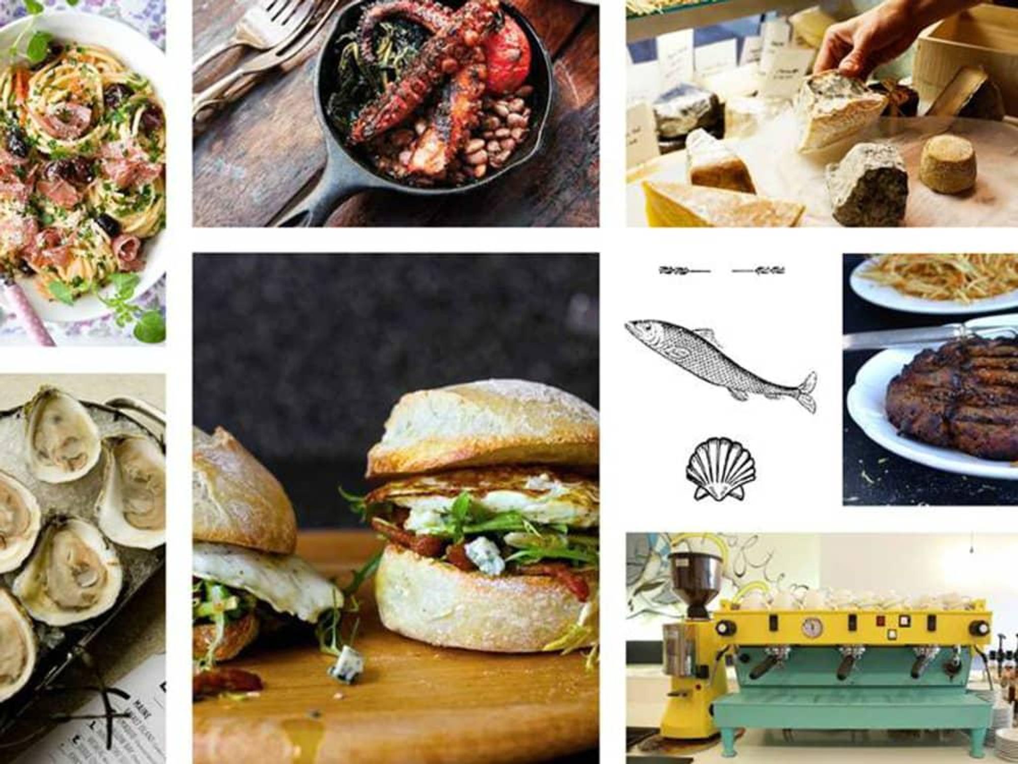 Launderette Austin food collage 2015