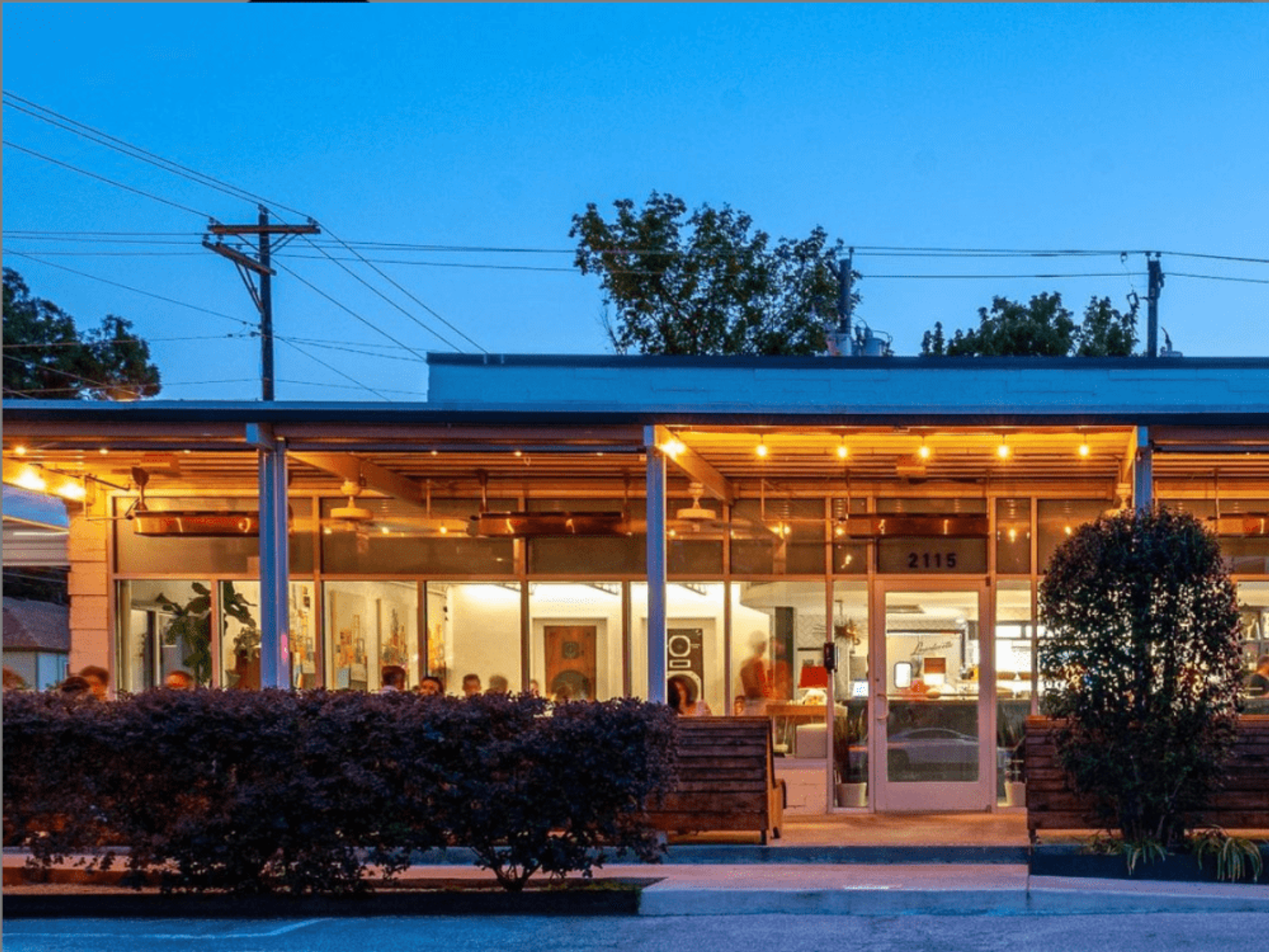 Launderette exterior