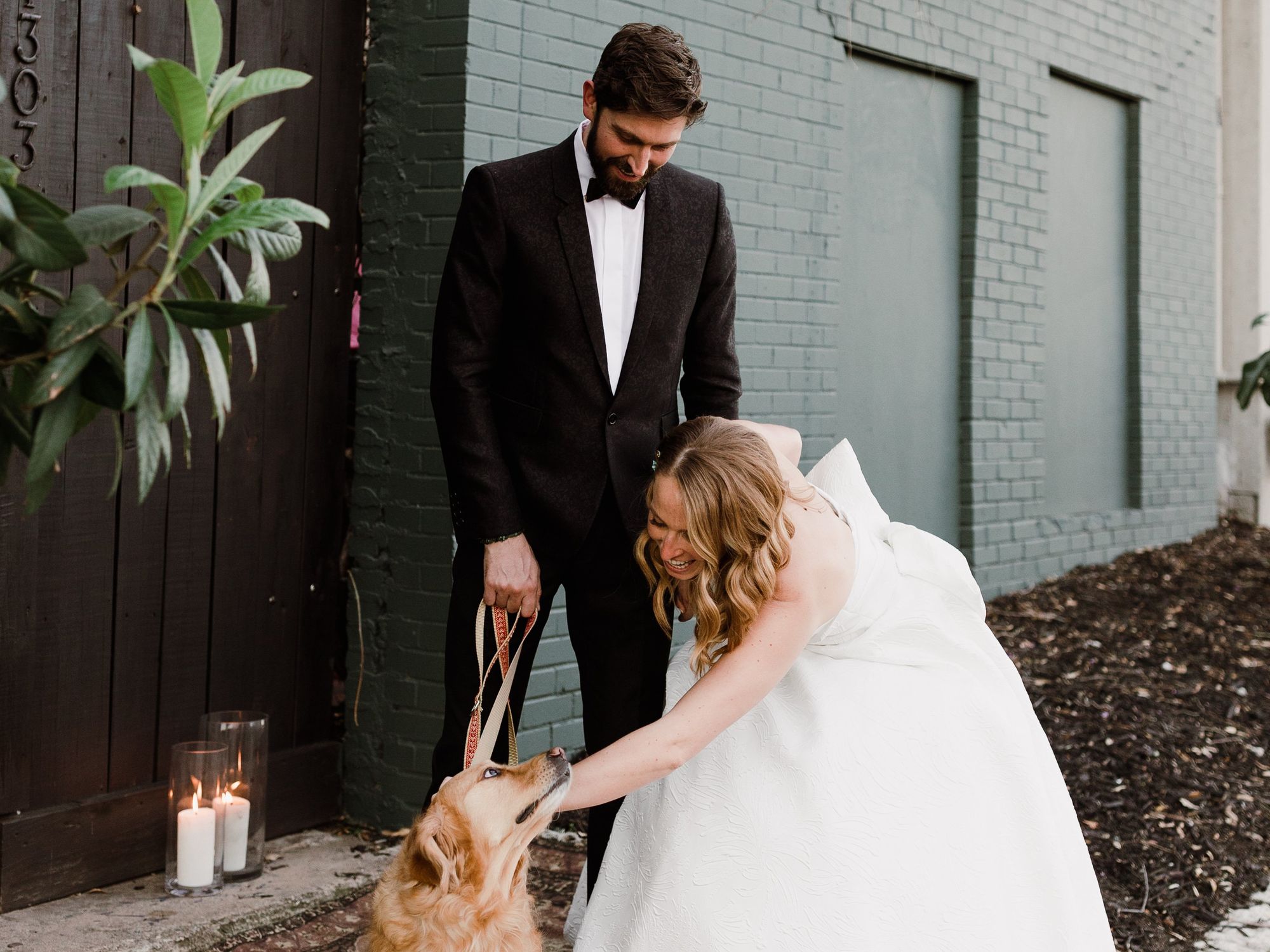 Lauren and Matthew Taylor Crawford wedding Justine's Secret House