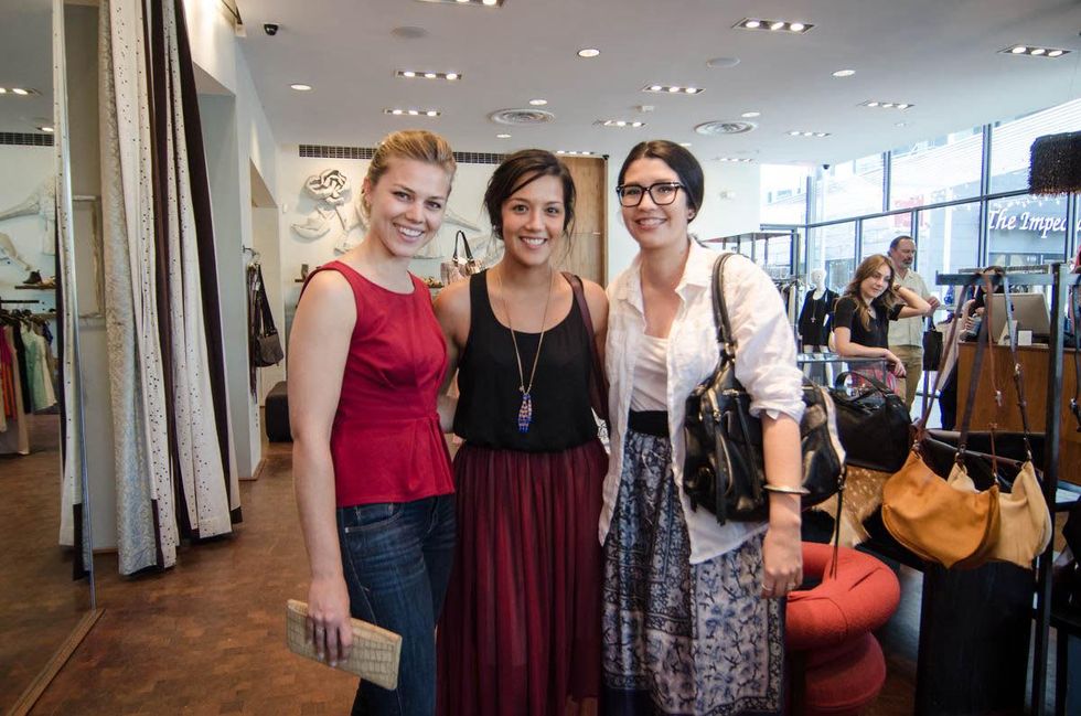 Lauren Kelp, Cristina Facundo and Michelle Pimm at By George