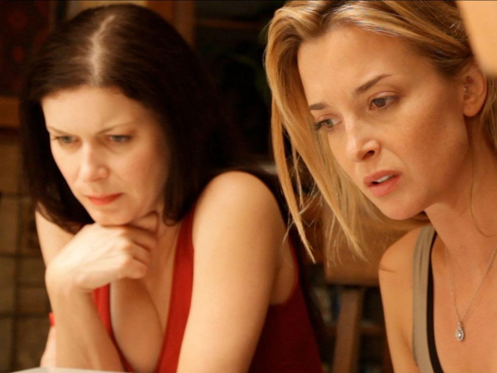 Lauren Maher and Emily Foxler in Coherence