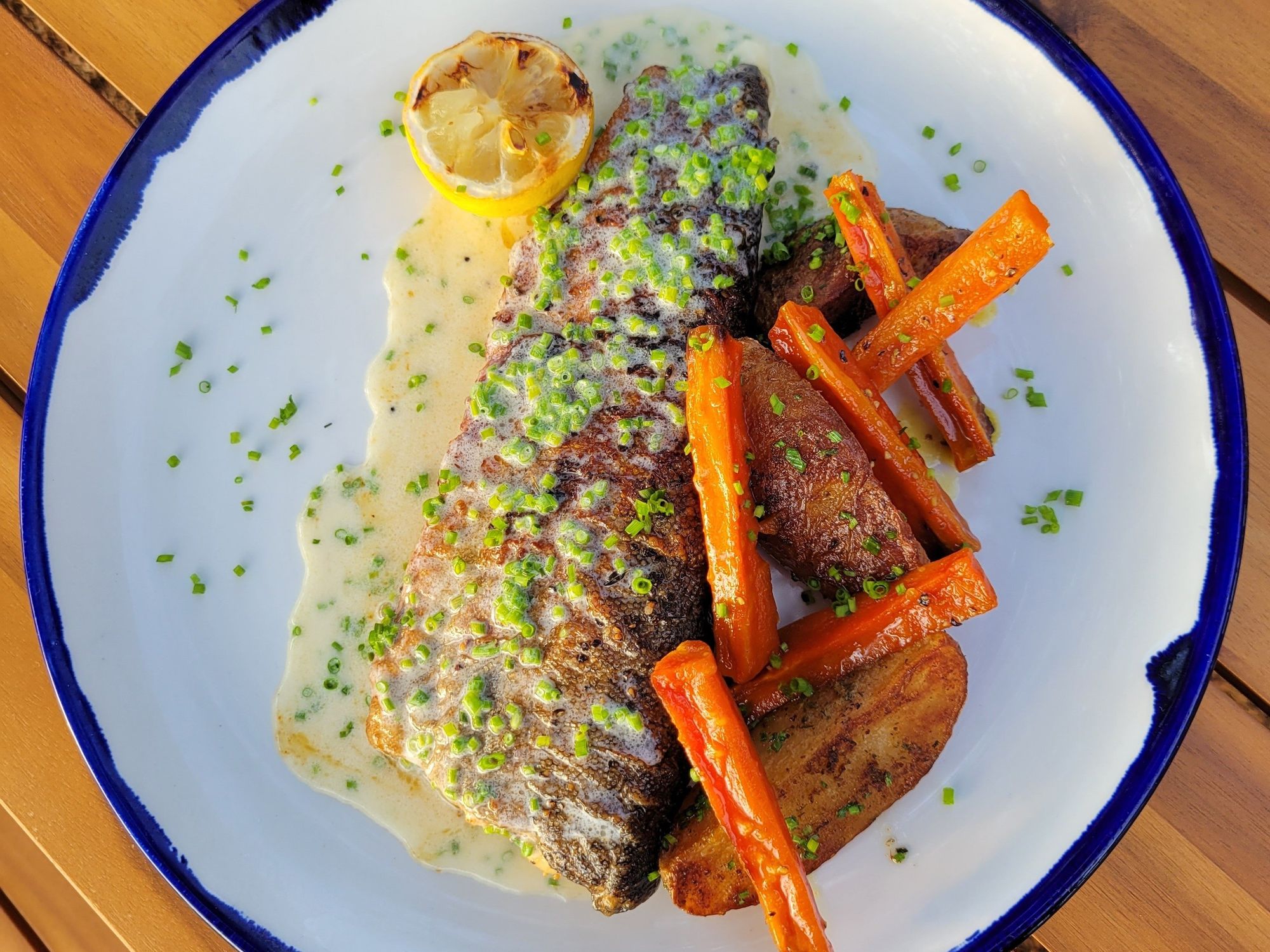 LCRA Amani private chef dinner trout