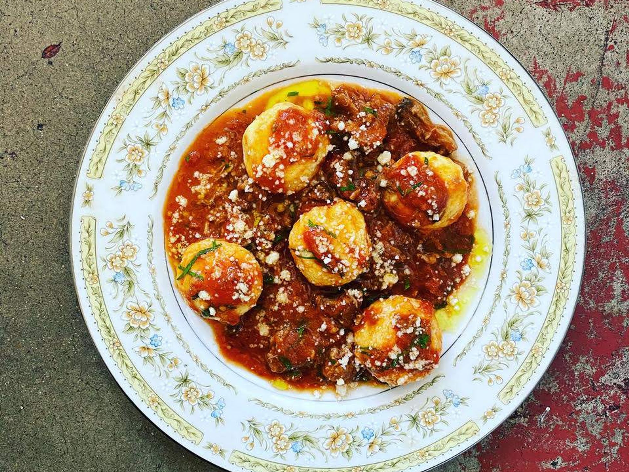 Le Cowboy pasta dish