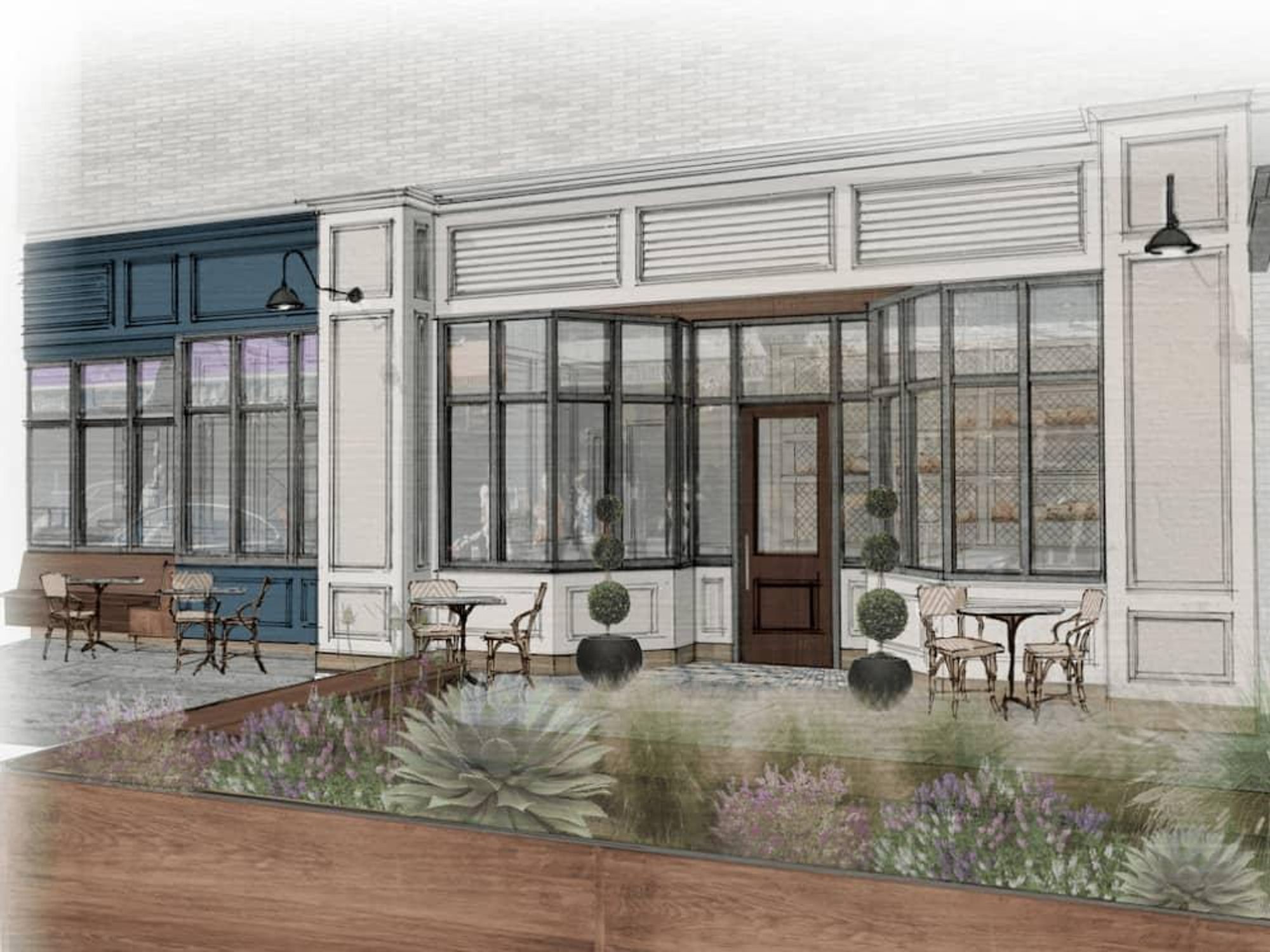 Le Politique downtown Austin rendering