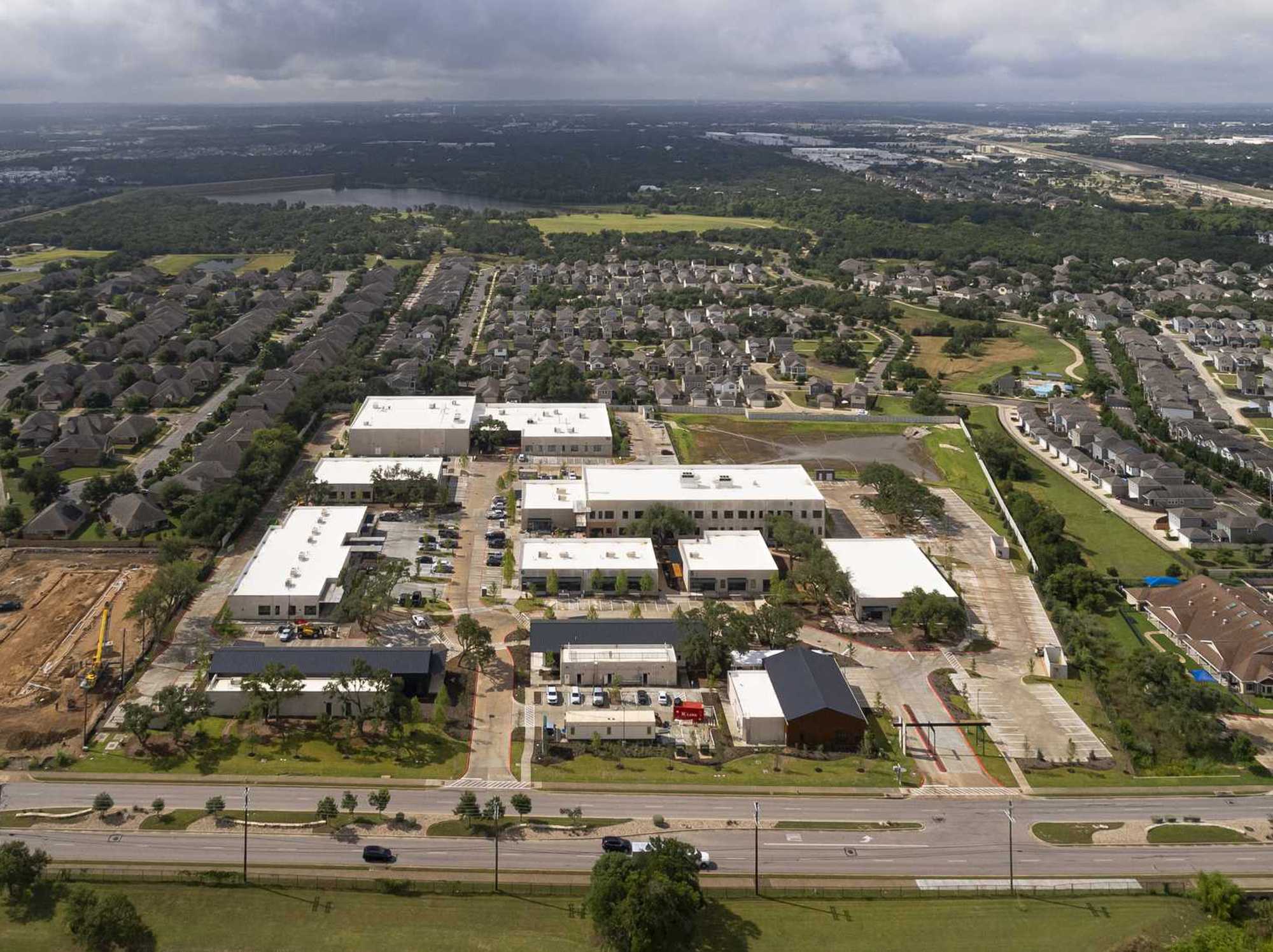 Leander Union aerial view