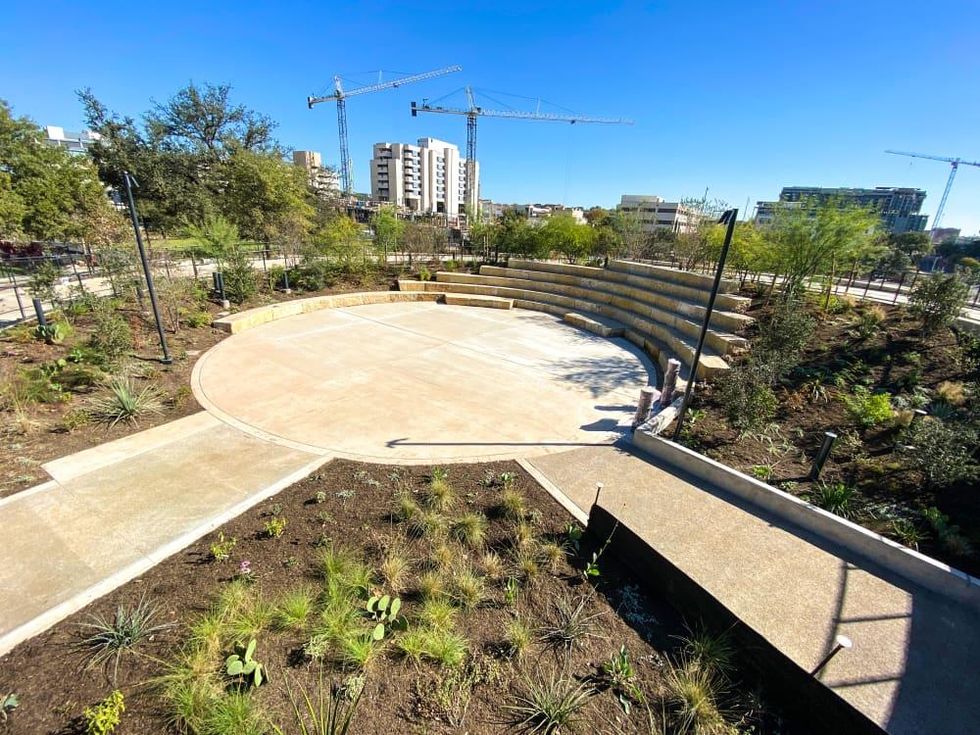 Lebermann Plaza at Waterloo Park Austin