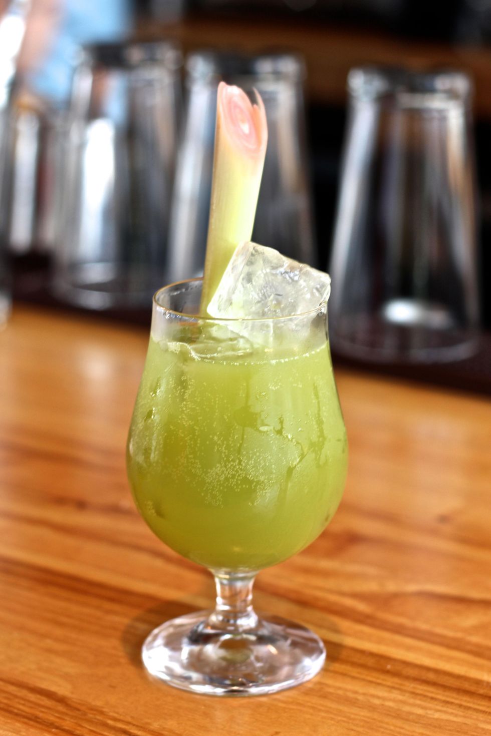 Lena Dunham's Super Nightlife Music cocktail at Qui restaurant in Austin