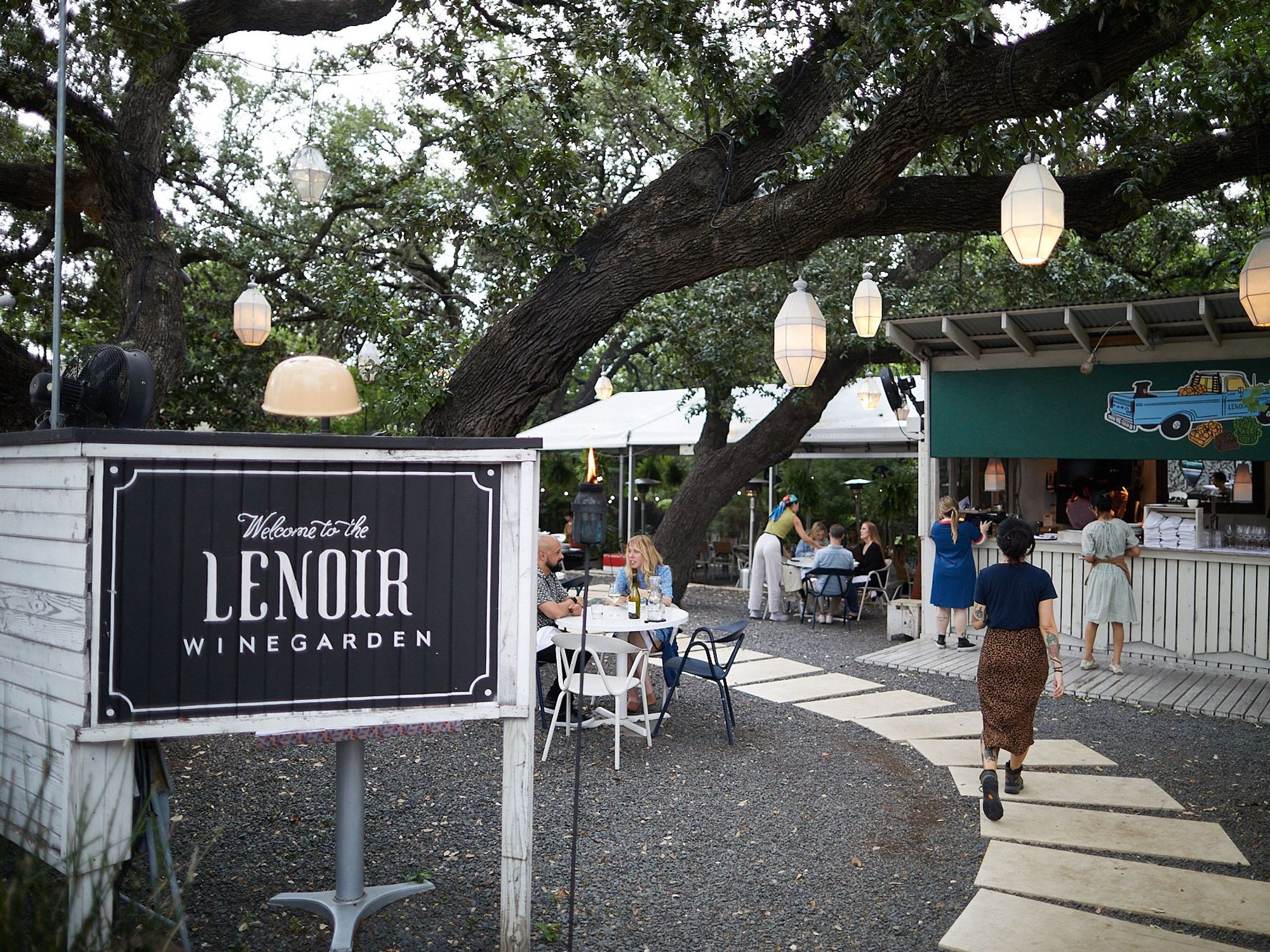 Lenoir wine garden Austin