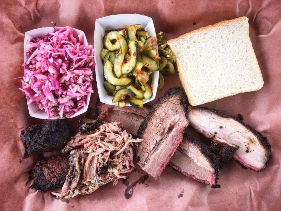 LeRoy and Lewis barbecue food truck