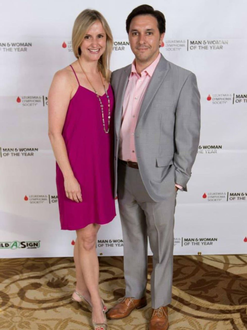 Leukemia & Lymphoma Society's Man & Woman of the Year Gala_Lacey Appolito_Brett Appolito_2015