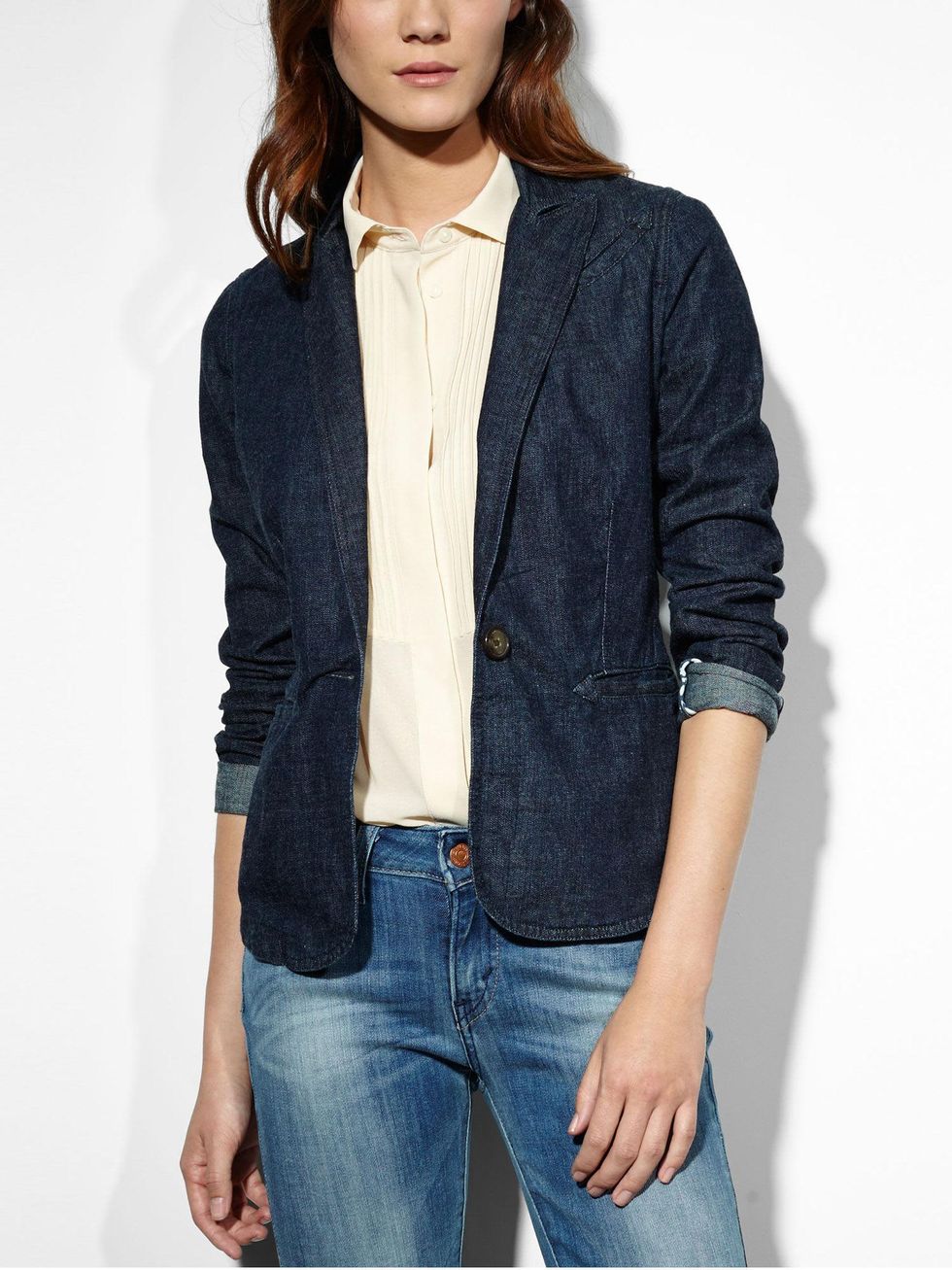 levi's denim blazer