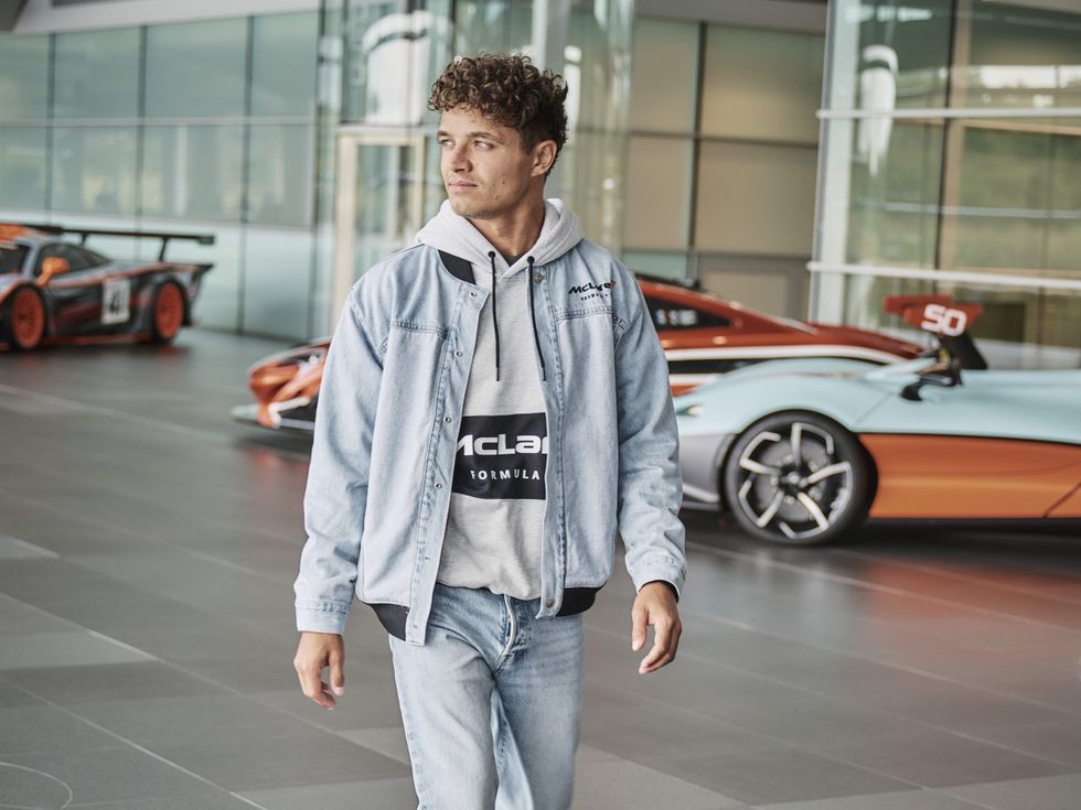 Levi's x McLaren Racing capsule collection, Lando Norris