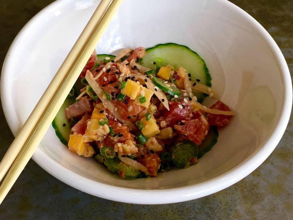 Liberty Kitchen restaurant Hawaiin poke bowl