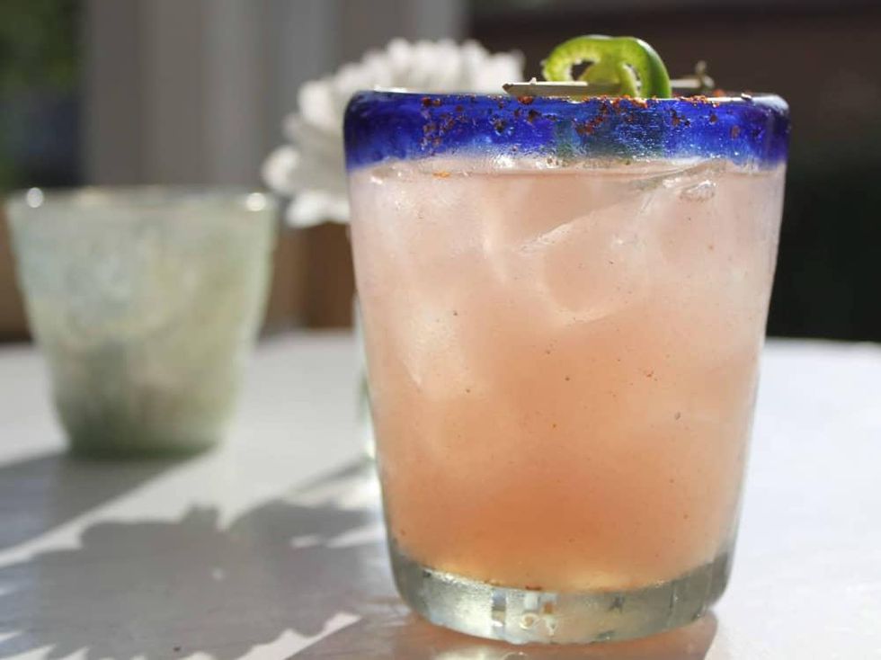 Licha's Cantina Austin restaurant watermelon margarita 2015