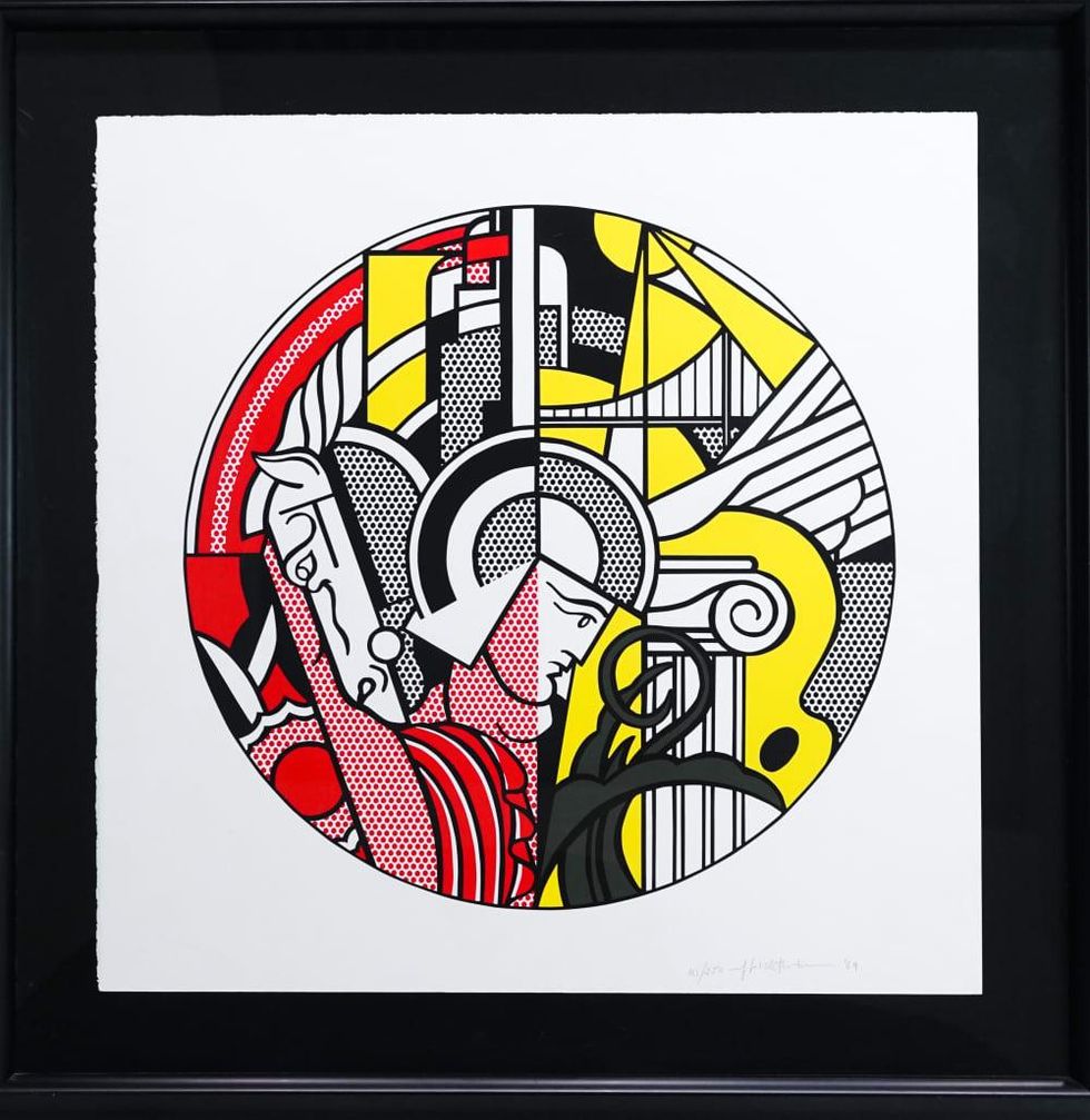 Lichtenstein screenprint