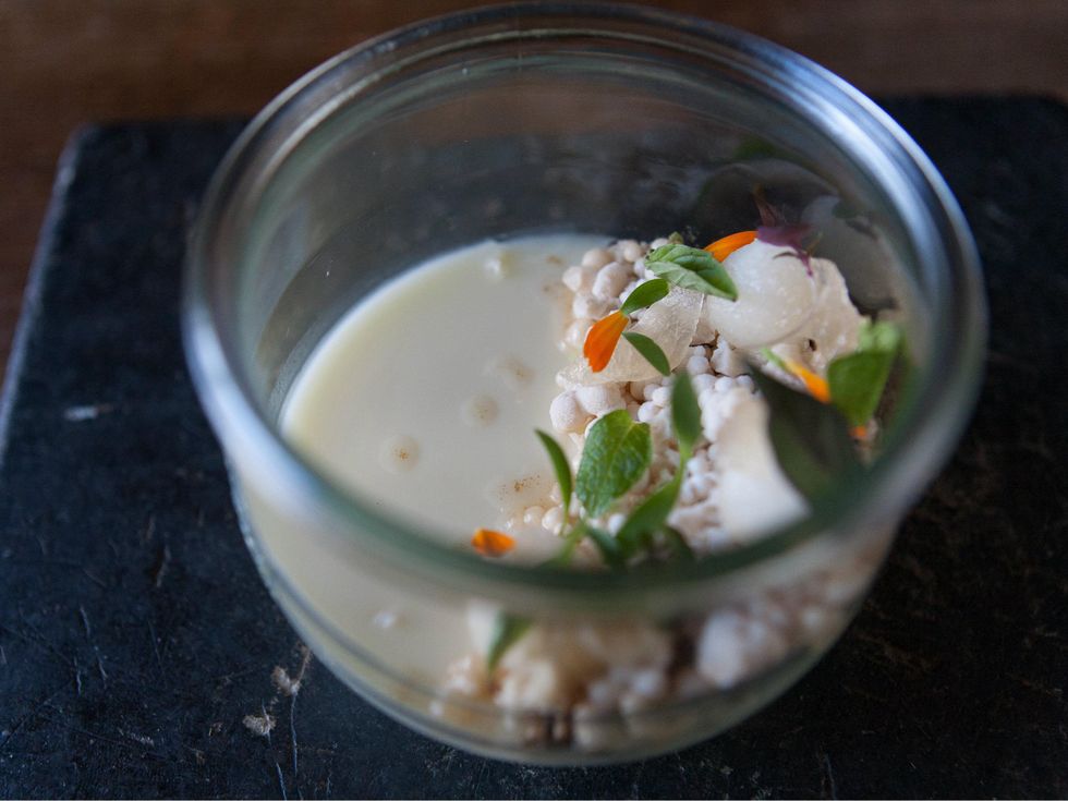 Lime cream at Uchi Dallas