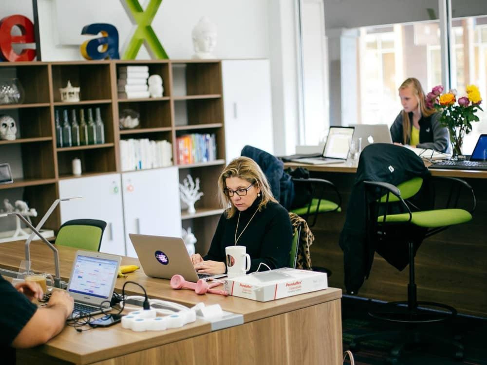 Link Coworking Austin office space business laptop working 2015