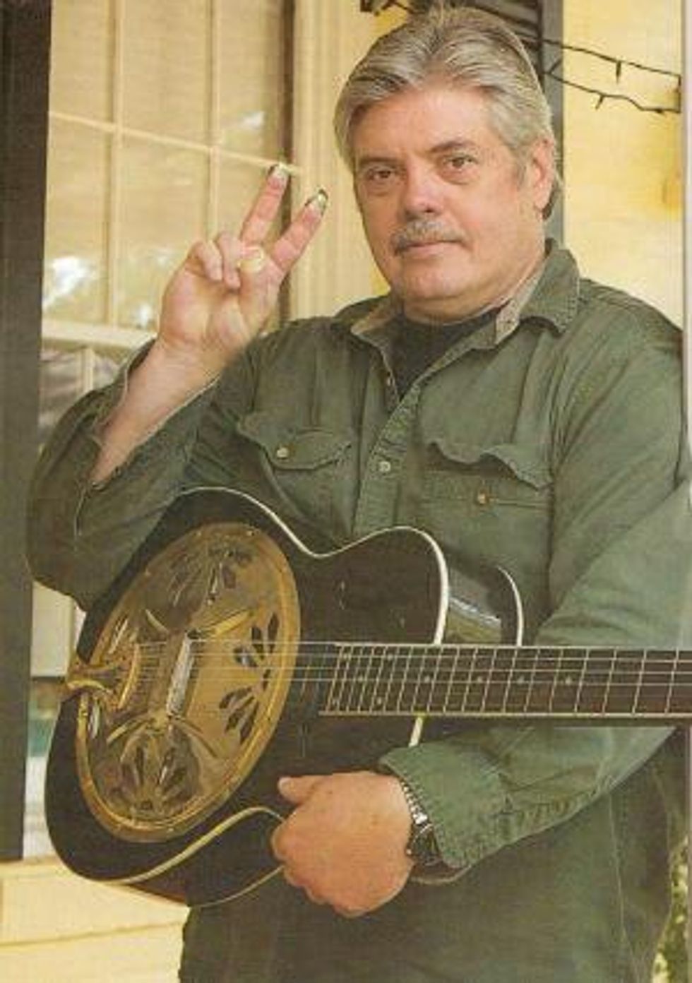 Lloyd Maines with guitar