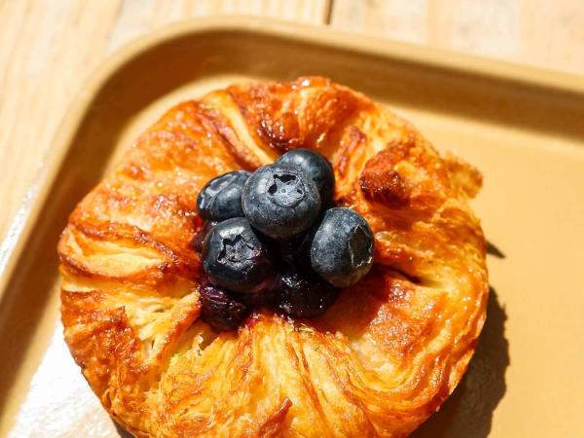 Lo-Fi Coffee House & Studio key lime and blueberry kouign-amann