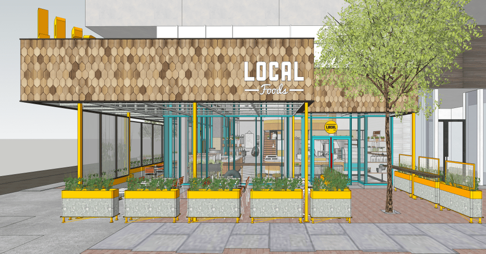 Local Foods downtown rendering