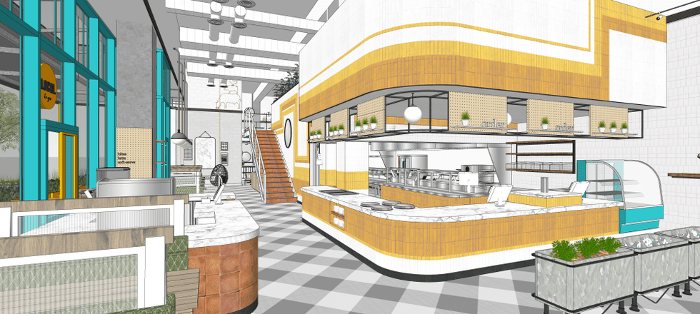 Local Foods downtown rendering