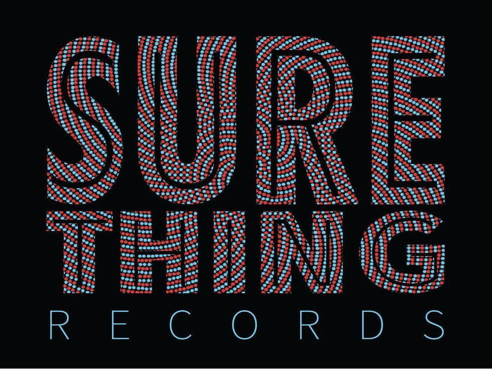logo for Sure Thing Records comedy label