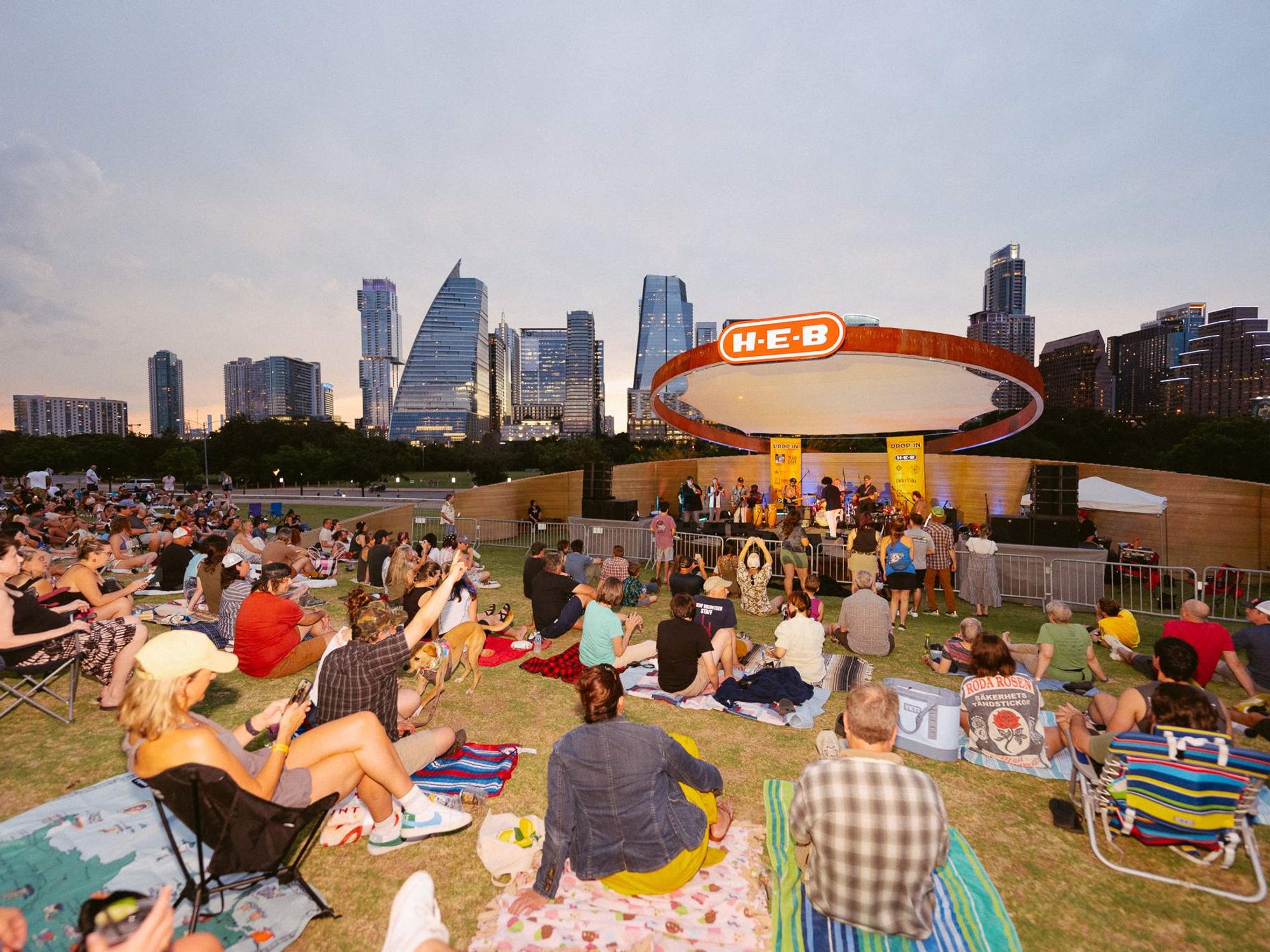 Long Center H-E-B stage
