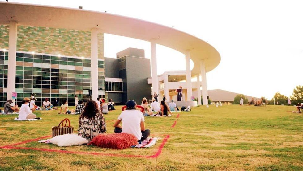 Long Center lawn Austin